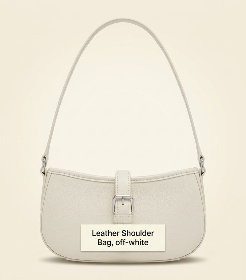 McQueen Mini Leather T-Bar Shoulder Bag with silver-tone hardware, imported from the UK