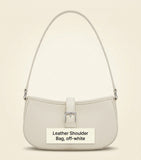McQueen Mini Leather T-Bar Shoulder Bag with silver-tone hardware, imported from the UK