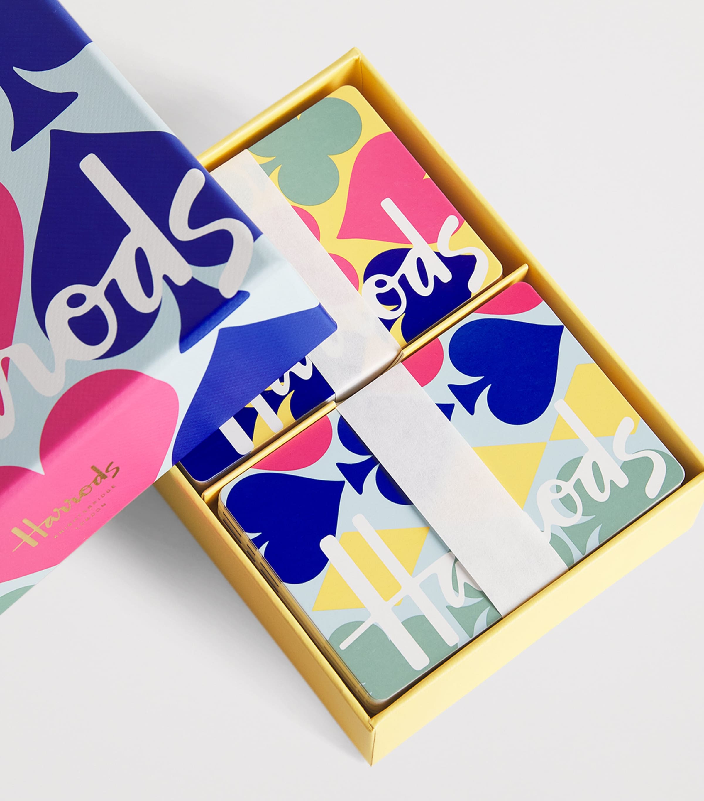 Harrods set of 2 logo playing cards, UK version