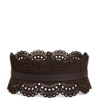 Alaïa leather bustier belt 12cm (British brand)