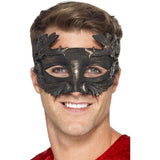 Smiffys Warrior God metallic masquerade eyemask black, imported from the UK