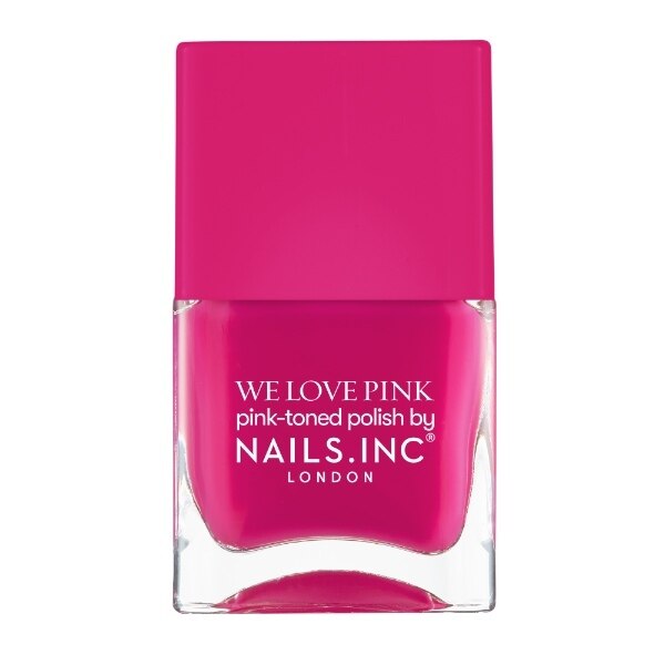 Nails.INC Starspotting In Soho Star Topper Nail Polish 14ml GOODS Superdrug Hot pink  