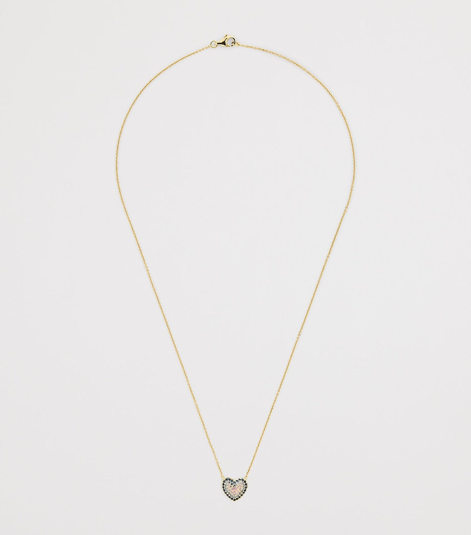 Emily P. Wheeler Lucy necklace with sapphire heart, imported from UK