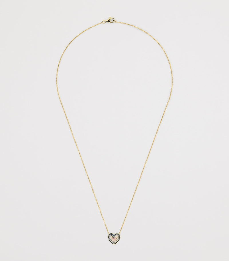 Emily P. Wheeler Lucy necklace with sapphire heart, imported from UK