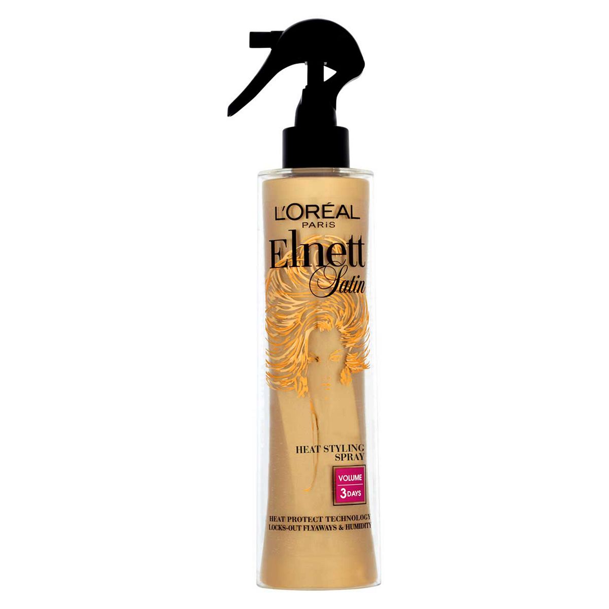 L'Oreal Elnett Heat Protect Straight Hairspray 170ml GOODS Sainsburys   