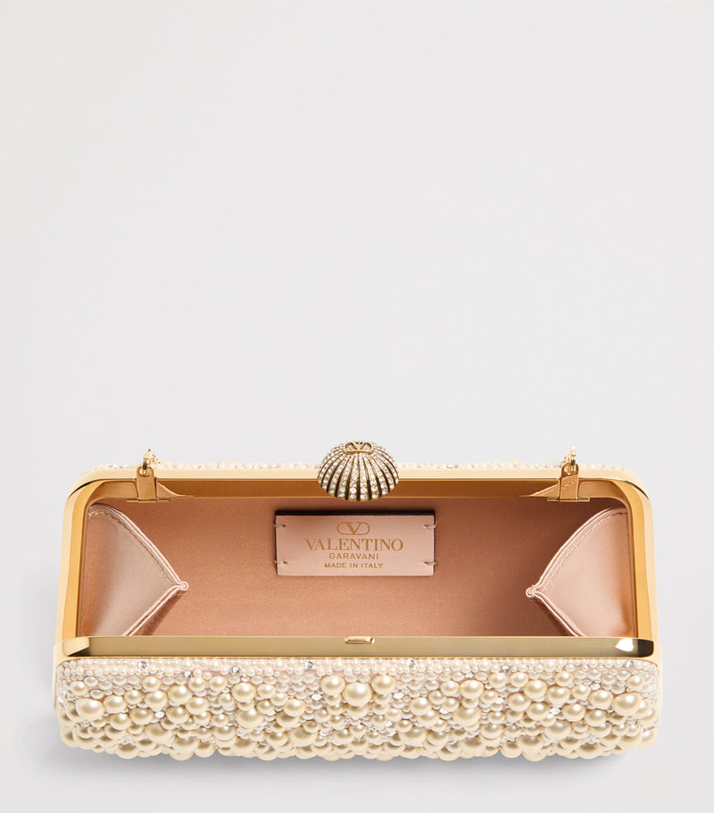 Valentino Garavani beaded carry secrets clutch bag (British brand)