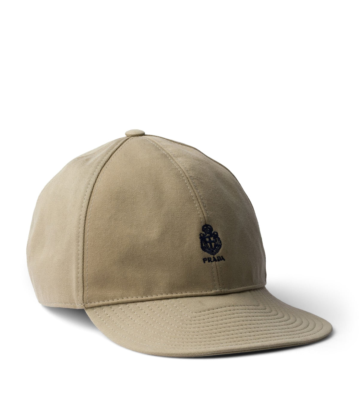 Prada cotton gabardine logo baseball cap (British brand)