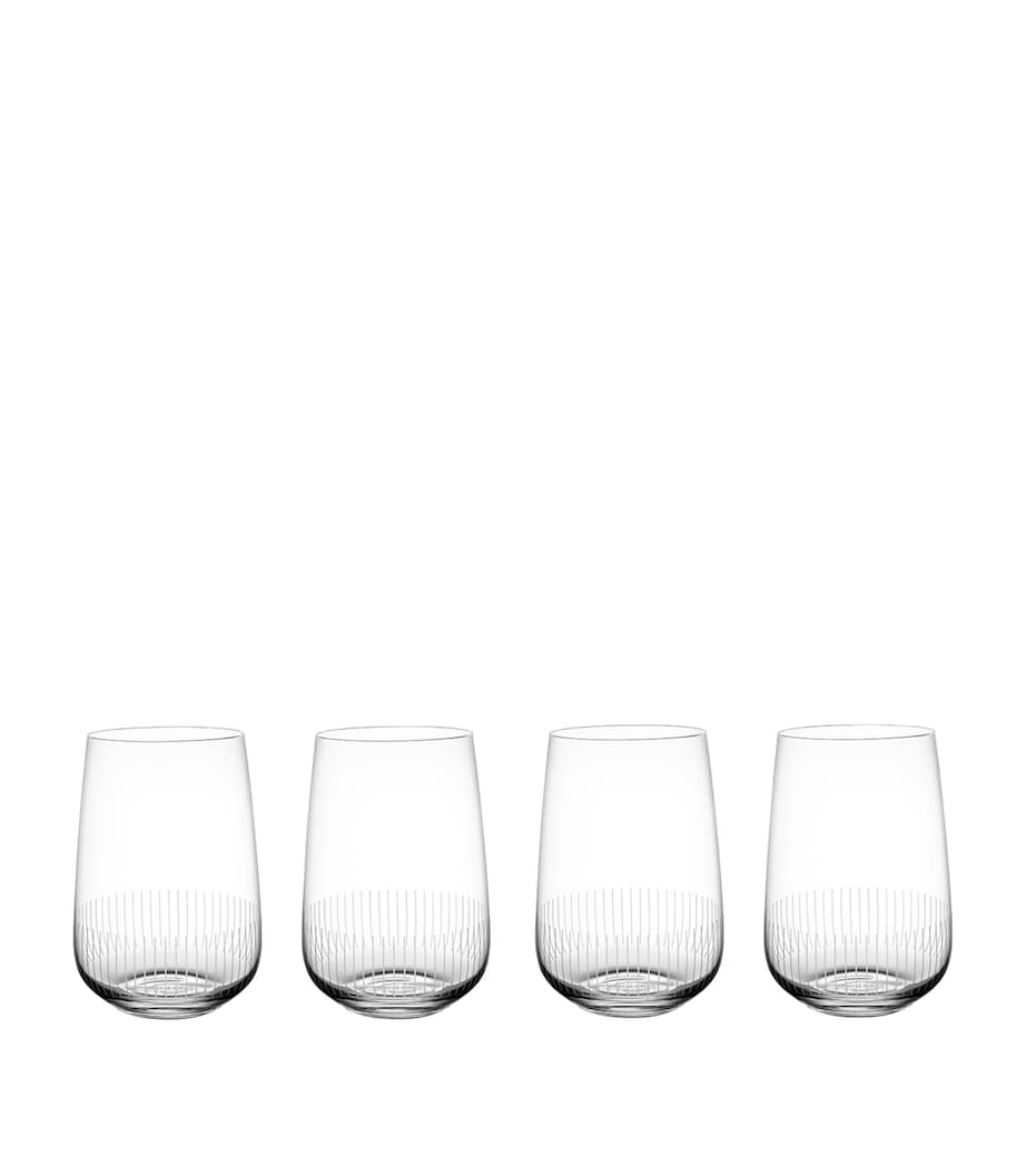 Villeroy & Boch Afina crystal highball glasses set of 4, UK version