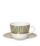 Bernardaud porcelain teacup and saucer - British product