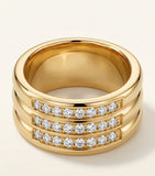Cartier Maillon Panthère diamond ring, imported from the UK