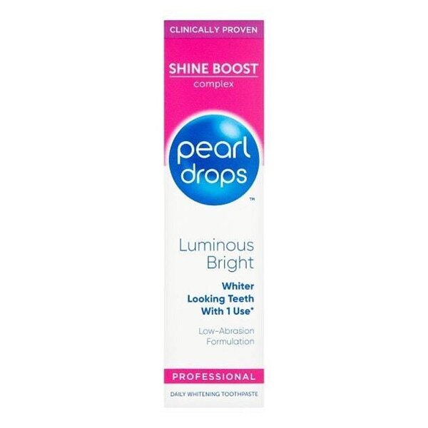 Pearl Drops Luminous Bright White Toothpolish 75ml GOODS Superdrug   