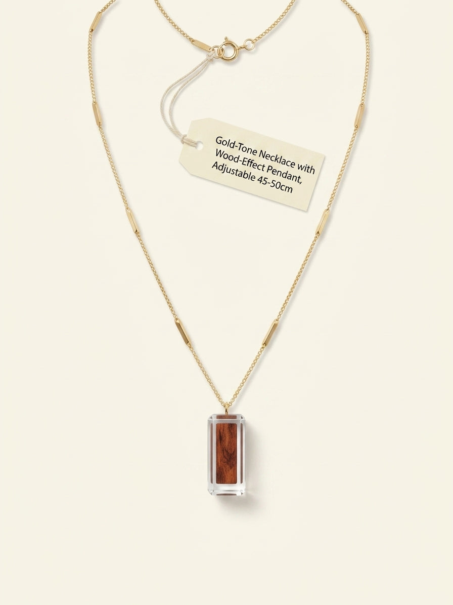 Cartier large 18ct yellow gold snakewood pendant necklace (British brand)