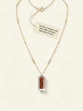 Cartier large 18ct yellow gold snakewood pendant necklace (British brand)