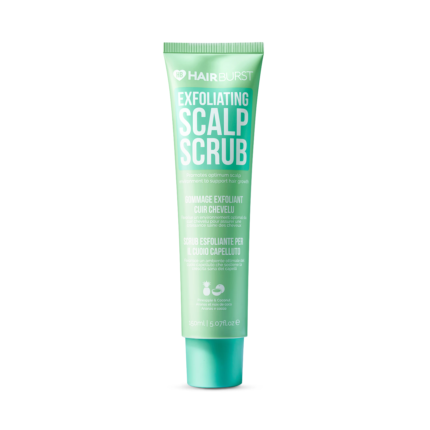 Hairburst exfoliating scalp scrub 150ml, imported from the UK