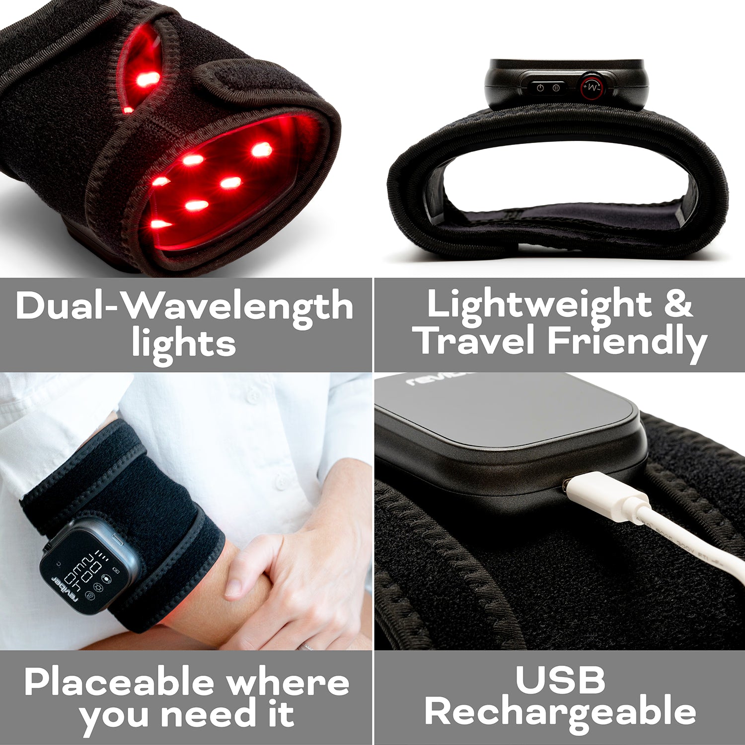 Reviber infrared light therapy pad, UK version