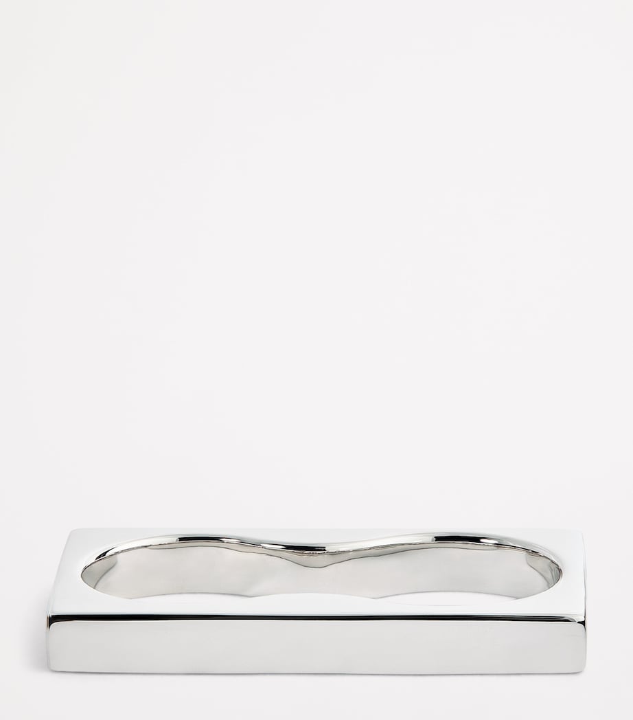 Tom Wood double square sterling silver ring, imported from the UK