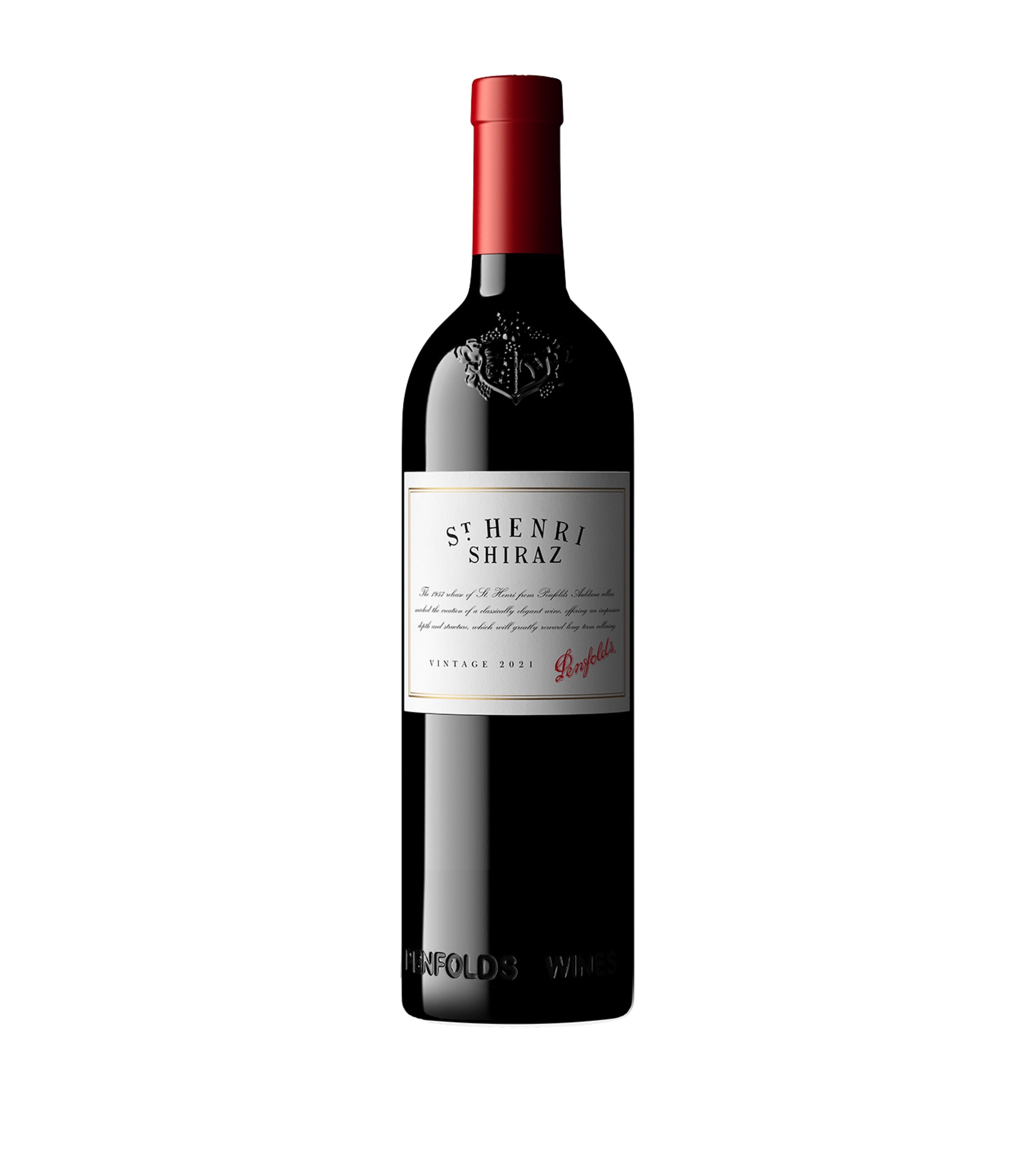 Penfolds St Henri Shiraz 2021 Barossa Valley red wine 75cl, imported from the UK