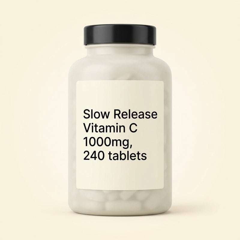 Holland & Barrett Vitamin C 1000mg 240 tablets slow release, UK version