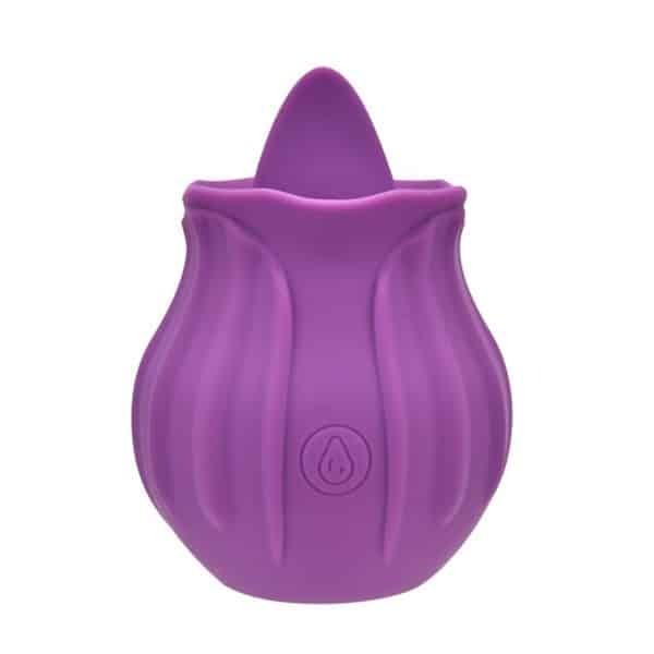 Loving Joy rose licking clitoral vibrator purple (British brand)