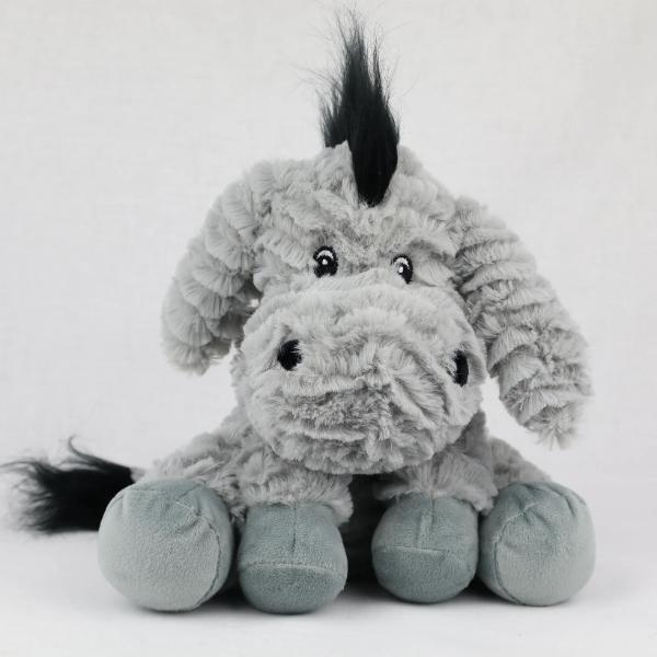 Wheat Bag Co. microwavable plush donkey, imported from the UK