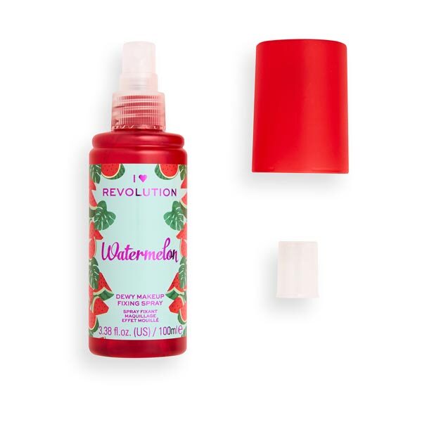 I Heart Revolution Dewy Fixing Spray Watermelon GOODS Superdrug   