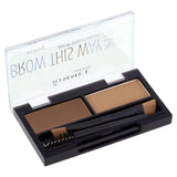 Rimmel London Brow This Way Brow Sculpting Kit 002 Medium Brown All Sainsburys   