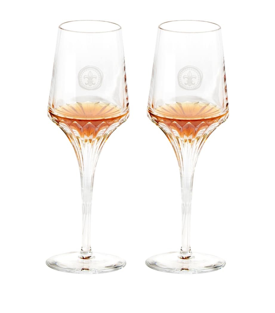 Louis XIII Pillet crystal glasses set of 2, UK version