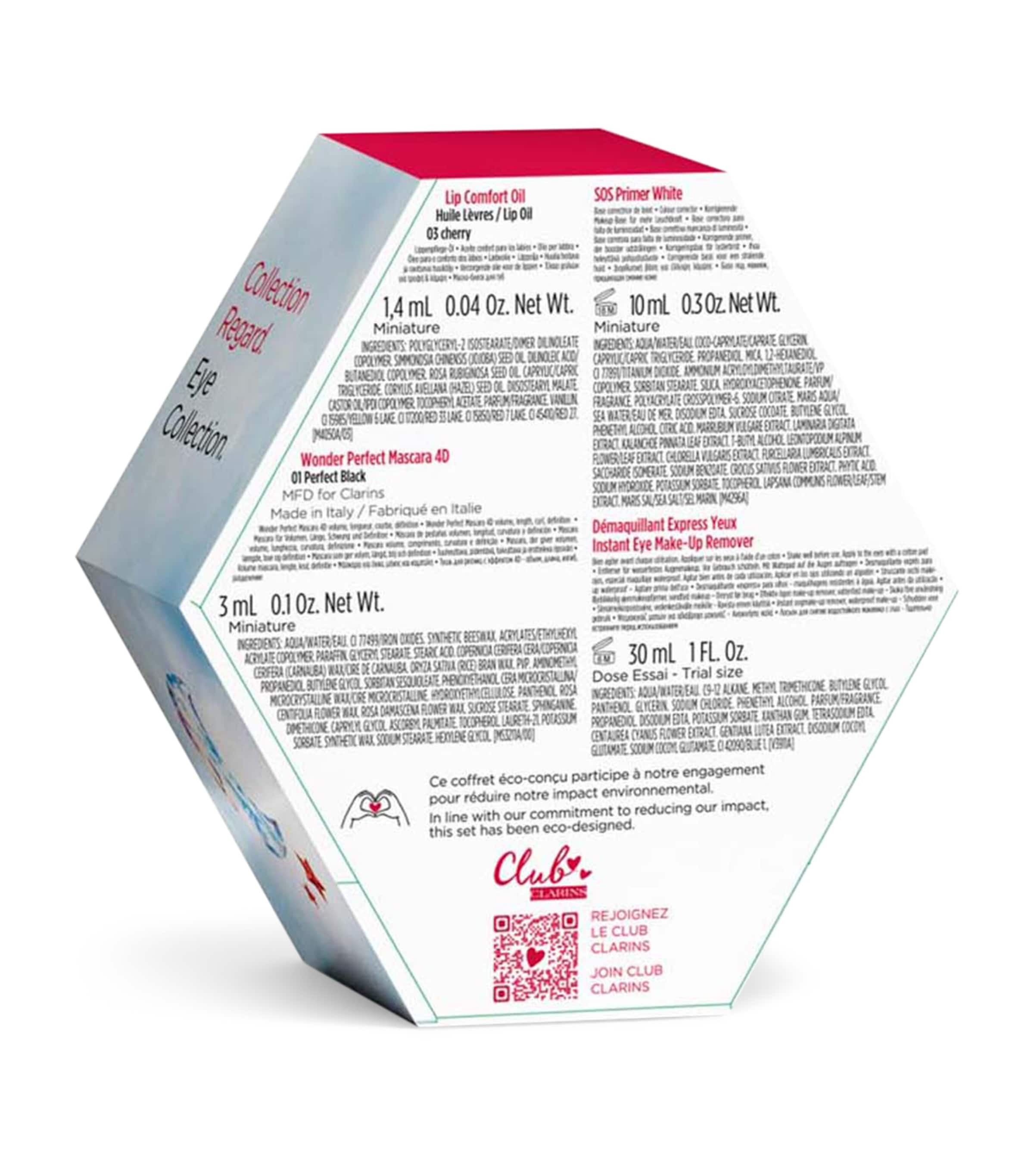 Clarins compact makeup set with lip oil and mascara - British product