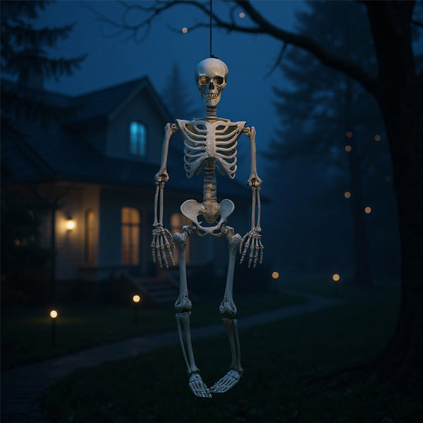 Livingandhome full body skeleton prop 90 cm, imported from the UK