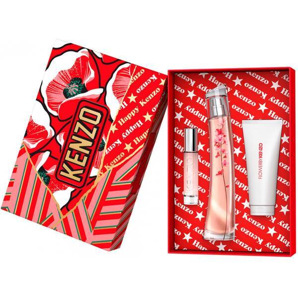 Kenzo Flower Ikebana Sakura perfume gift set 75ml 10ml 75ml - British product