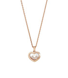 Chopard rose gold diamond pendant Happy Diamonds Icons (British brand)