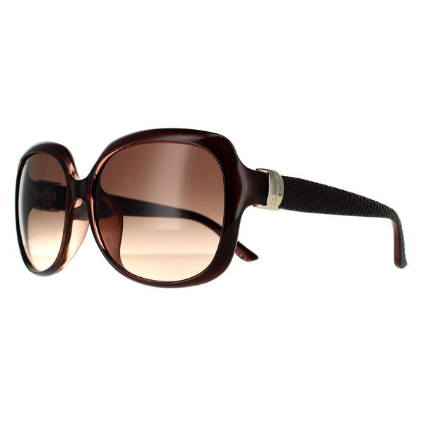 Salvatore Ferragamo butterfly sunglasses brown gradient, UK version