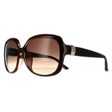 Salvatore Ferragamo butterfly sunglasses brown gradient, UK version