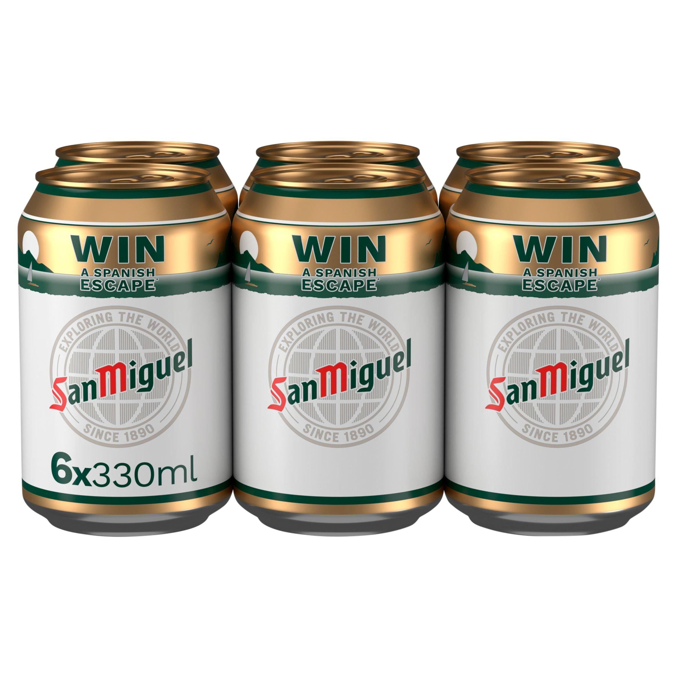 San Miguel Special Premium Lager 6x330ml Can GOODS Sainsburys   