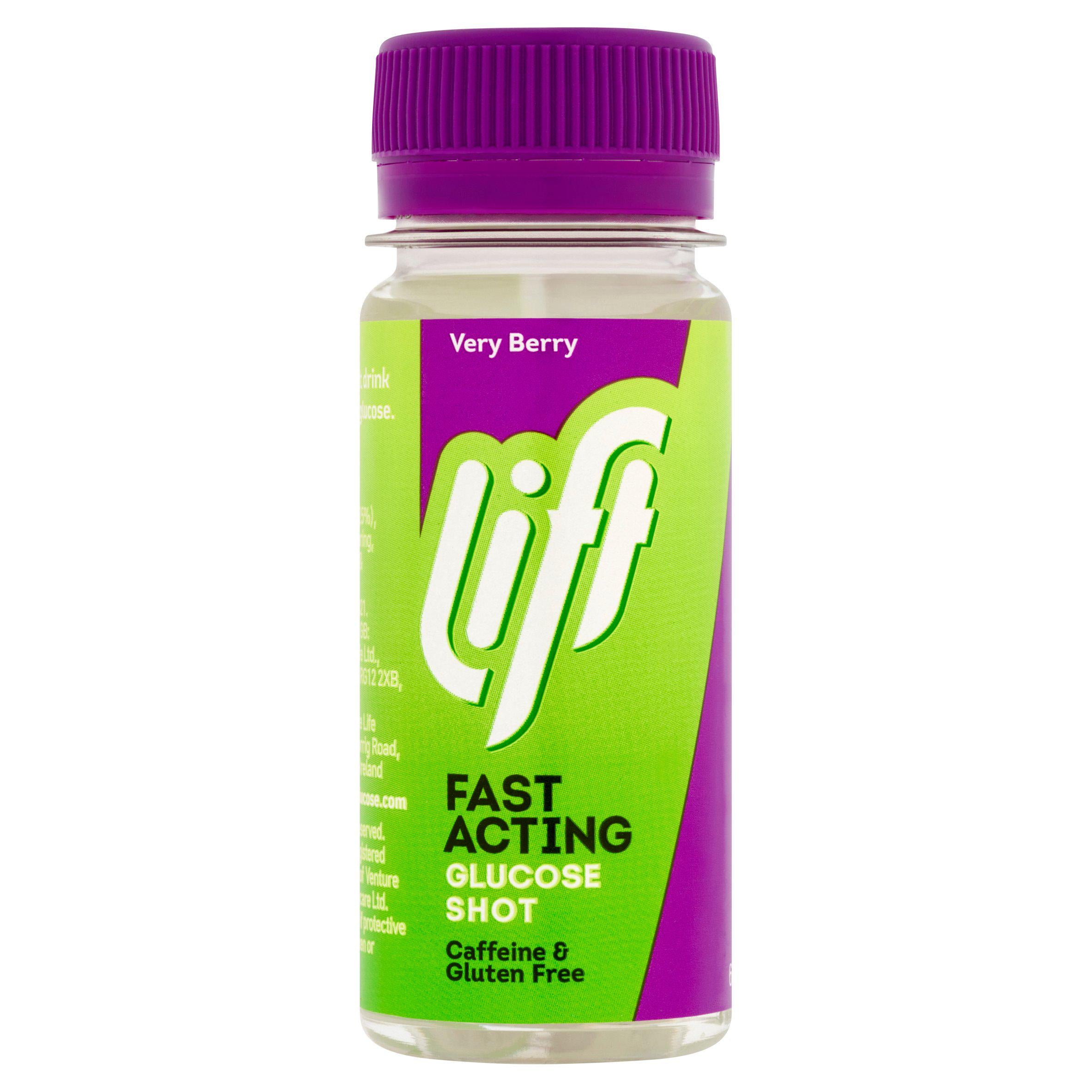 Lift Glucose Juice Very Berry Shot 60ml GOODS Sainsburys   