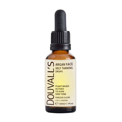Superdrug Douvalls Argan Self Tan Face Drops Light-Medium Self Tan 30ml- Buy online at McGrocer