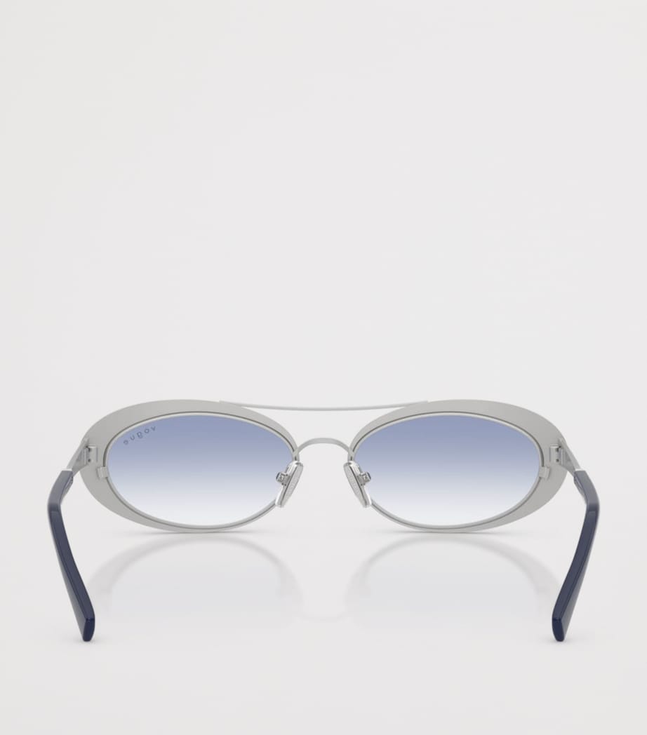 Vogue Rhinestone Oval Sunglasses - British product