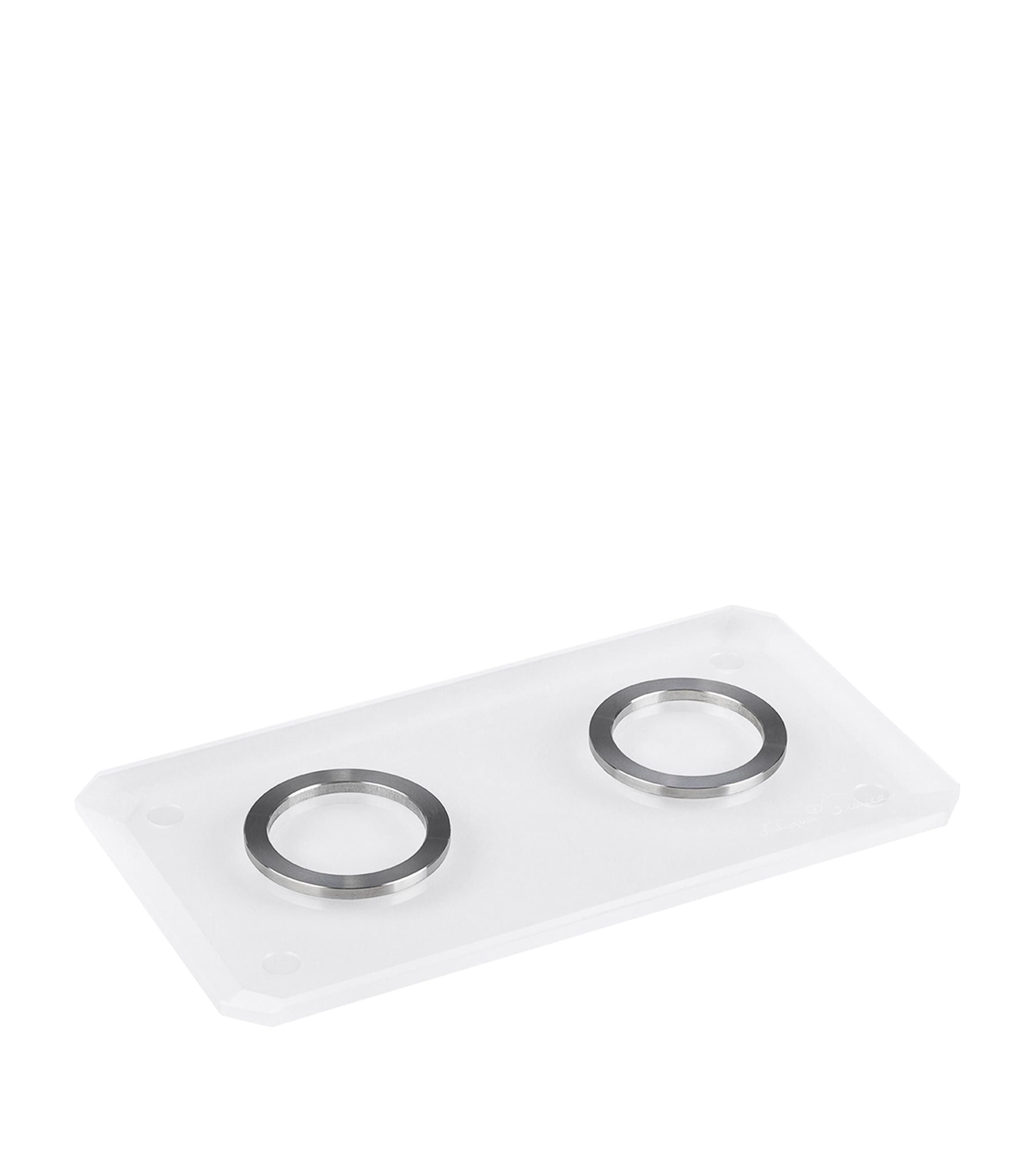 Lalique Feuilles grinder tray, UK version