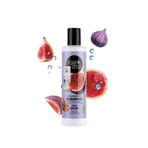 Organic Shop volumizing shampoo for oily hair 280ml - British product