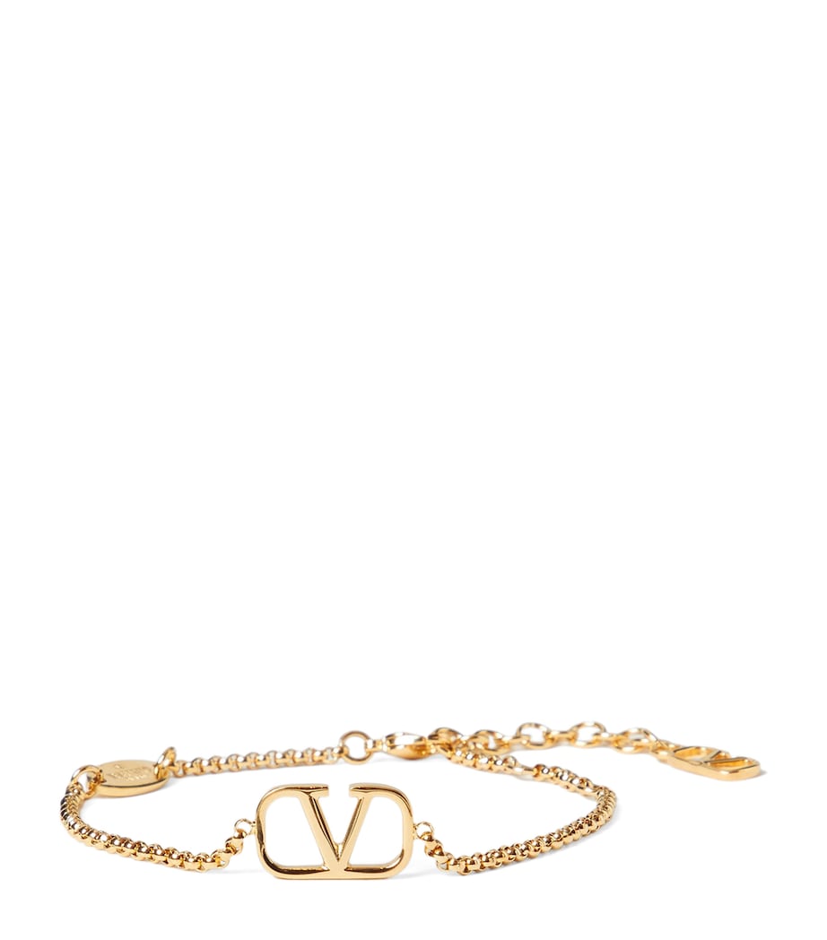 Valentino Garavani VLogo chain bracelet brass, imported from the UK