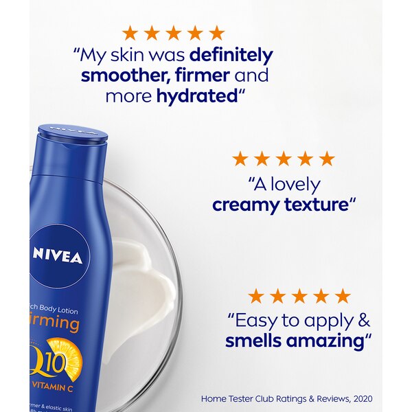 NIVEA Q10 + Vitamin C Firming Body Lotion for Dry Skin 250ml GOODS Superdrug   