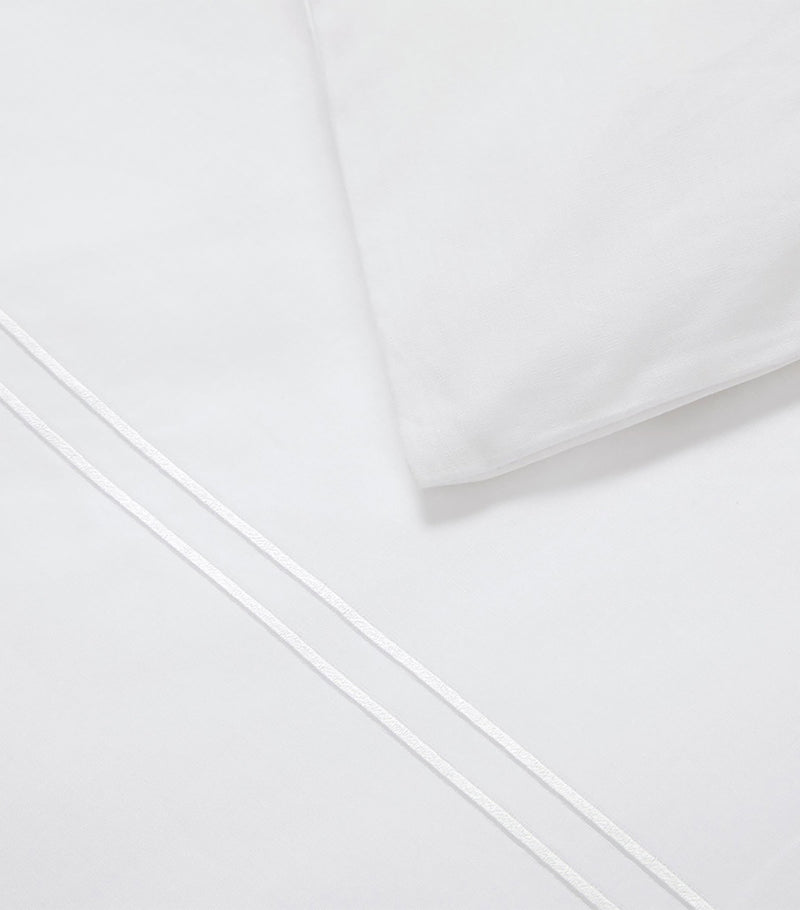 Yves Delorme striped Super King duvet cover 260cm x 220cm (British brand)