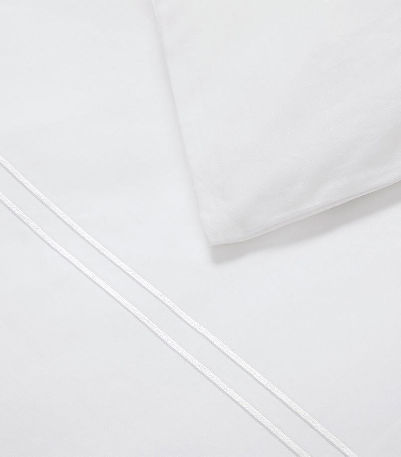 Yves Delorme striped Super King duvet cover 260cm x 220cm (British brand)