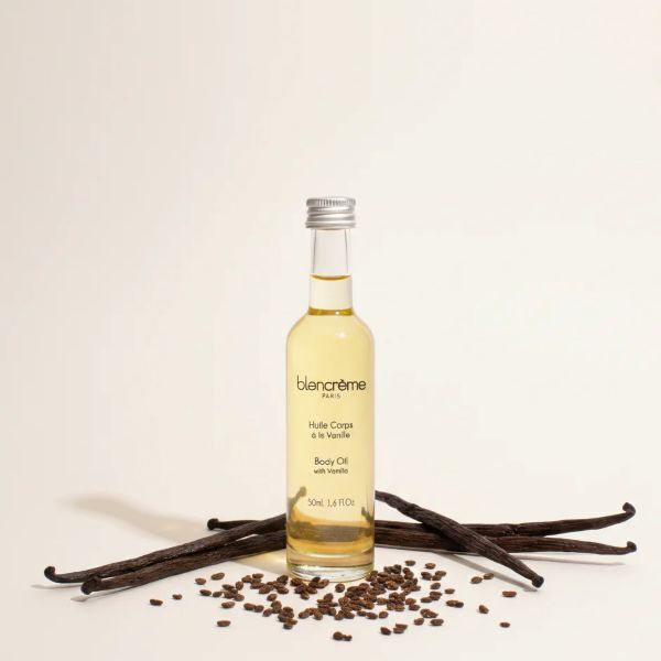 BLANCREME Vanilla Body Oil 50ml, imported from the UK