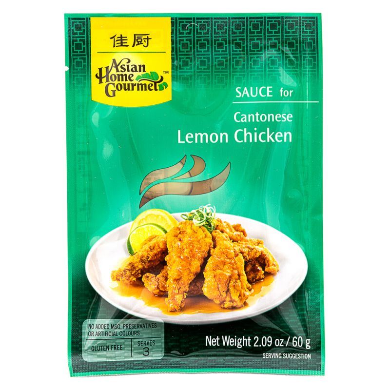 Asian Home Gourmet Cantonese lemon chicken sauce - British product