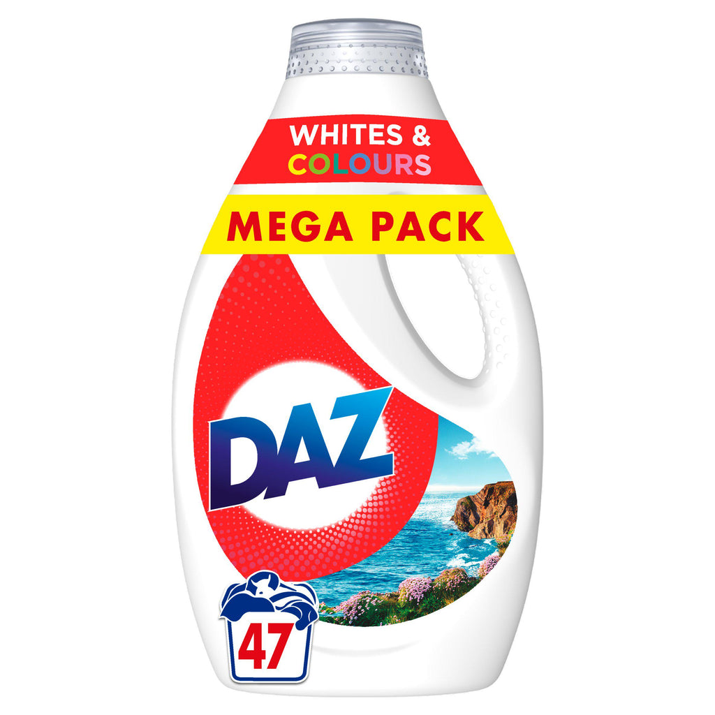 Daz Washing Liquid Whites & Colours 47 Washes 1.645L