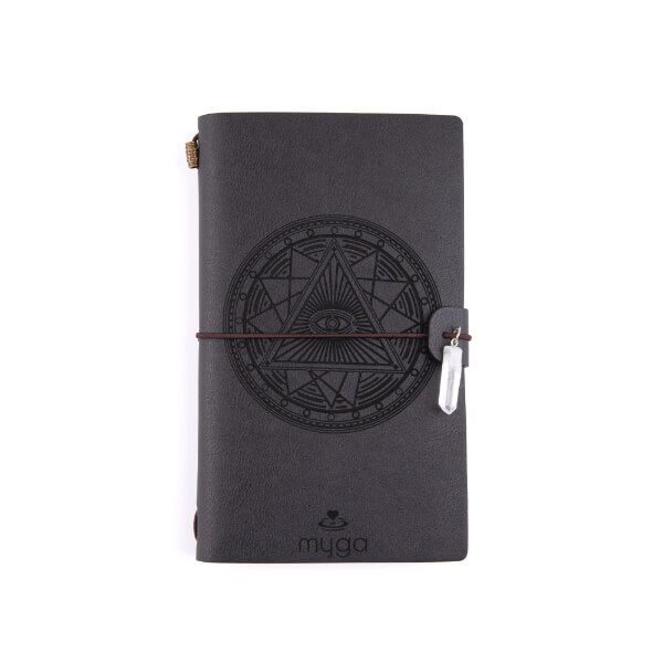 Myga Tarot Eye Black notebook, imported from the UK