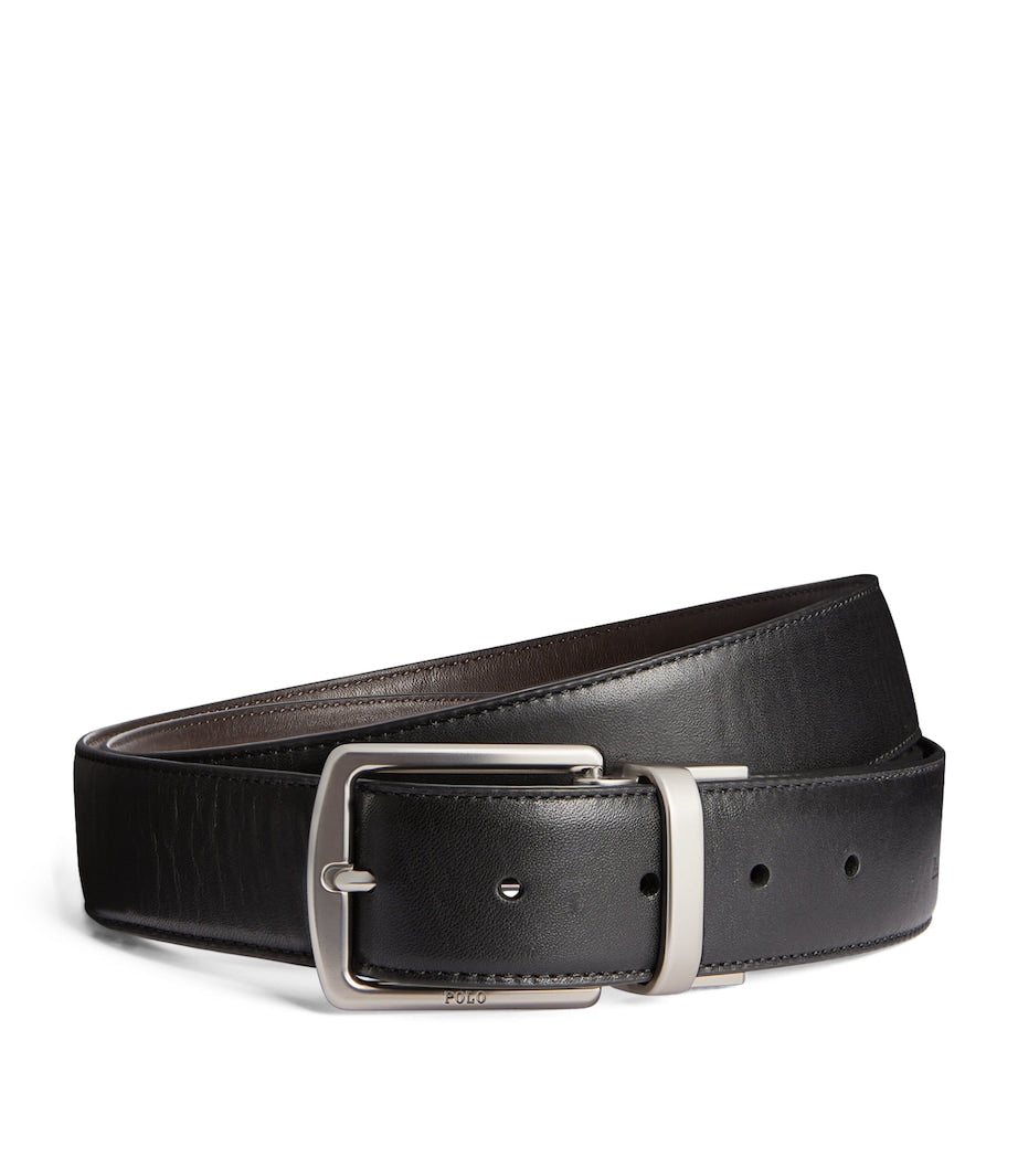 Polo Ralph Lauren leather belt and card holder gift set (British brand)