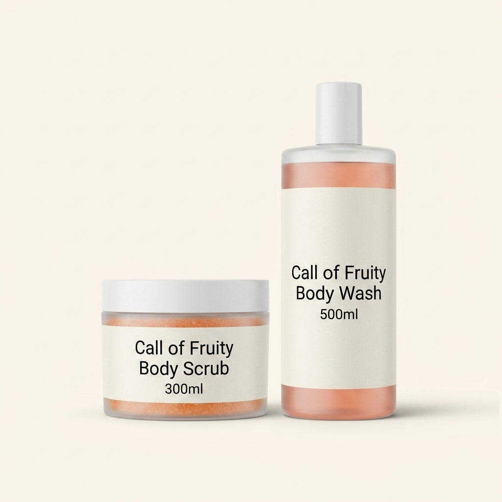 Soap & Glory Fruity duo body wash scrub - British product