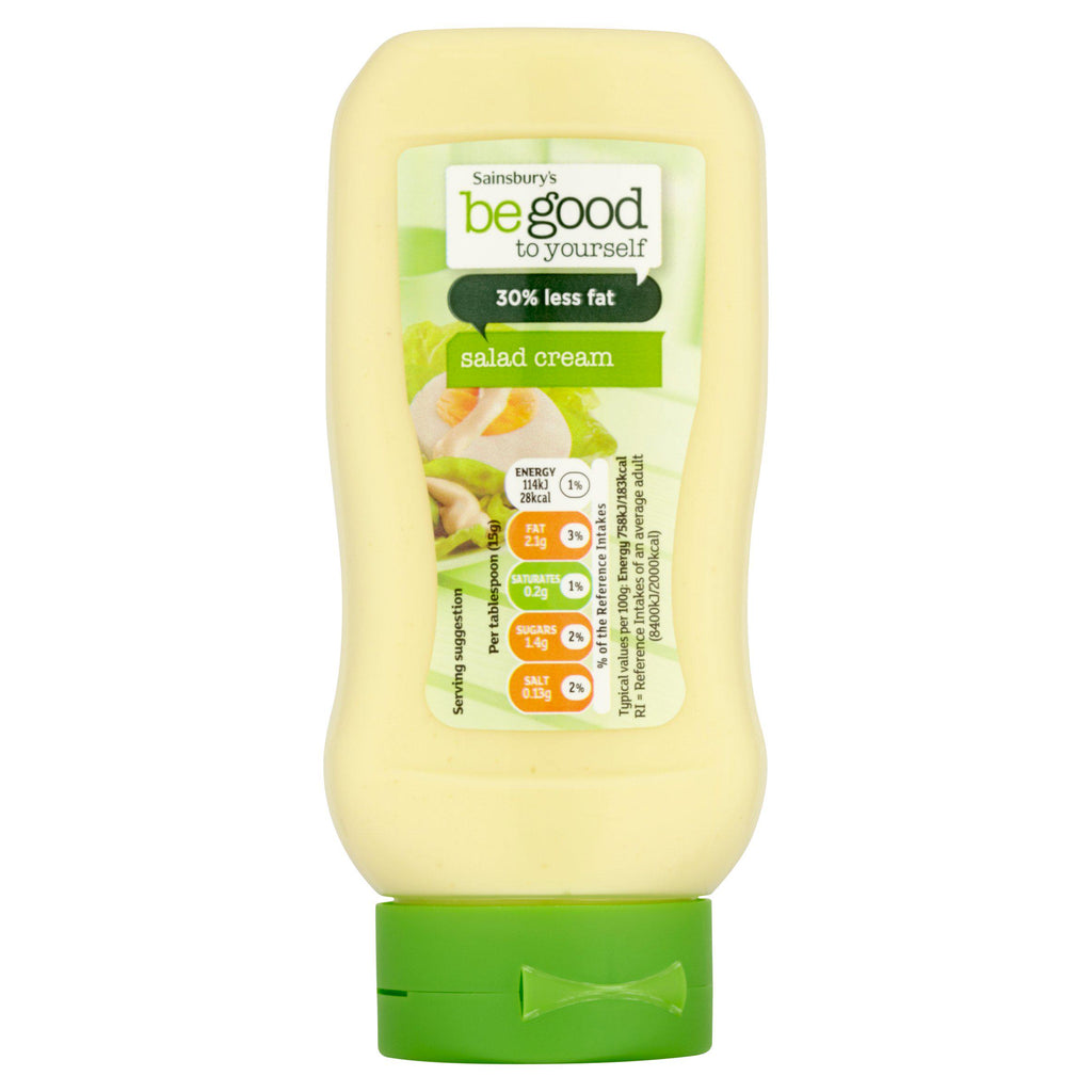 Sainsbury's Salad Cream, Be Good To Yourself 440g